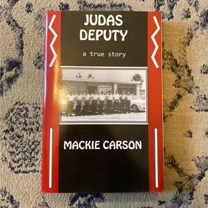 👮🏻‍♂️Signed Copy of Judas Deputy by Mackie Carson